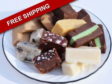 Holiday "No Nuts" Fudge Assortment