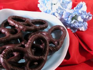 Dark Chocolate Covered Pretzels